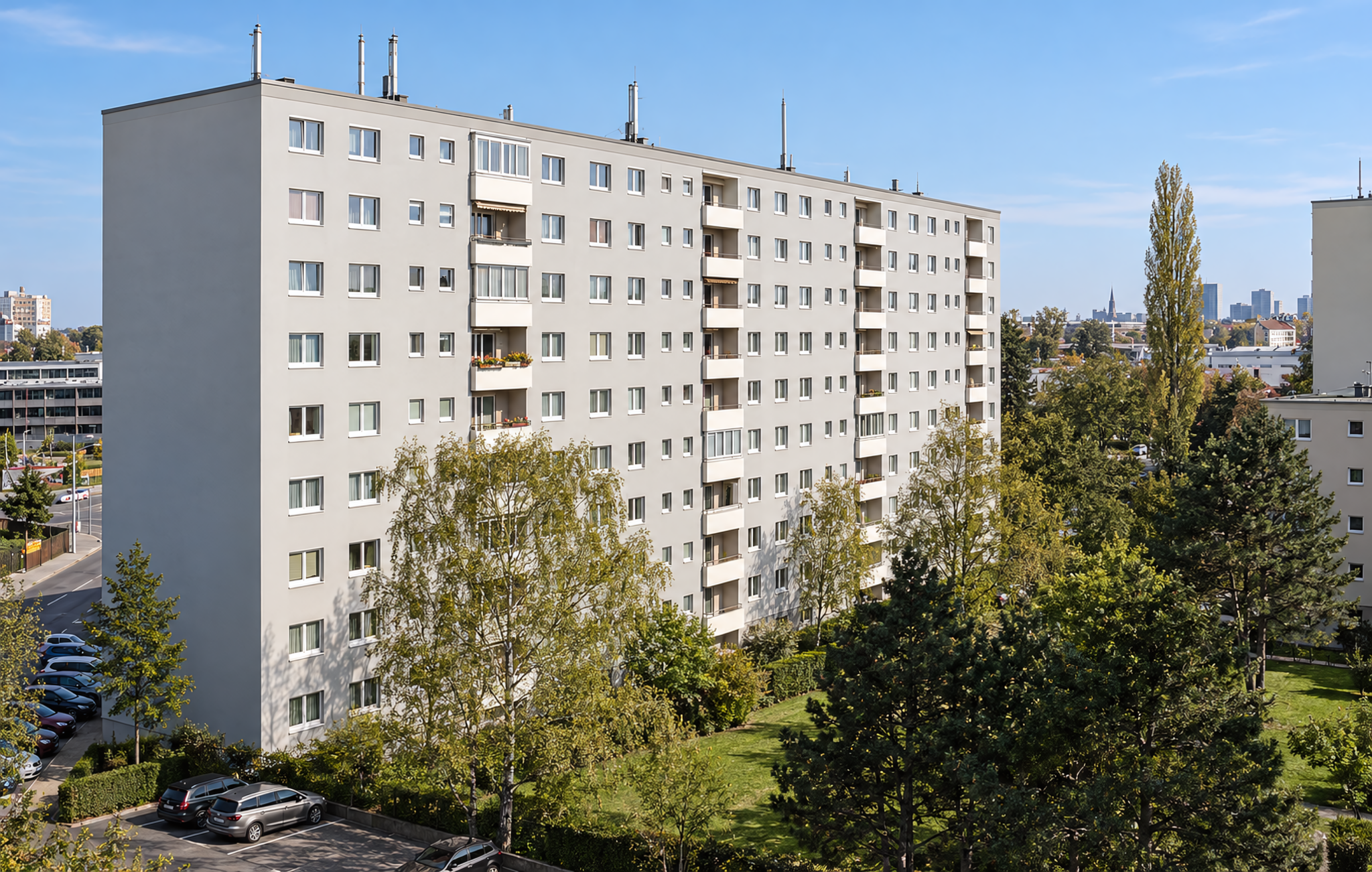 Wohnhausanlage Autokaderstraße 3-7, Wien – Ansicht